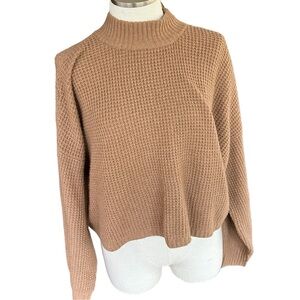 Hollister Waffle Oversize Design Sweater Size M